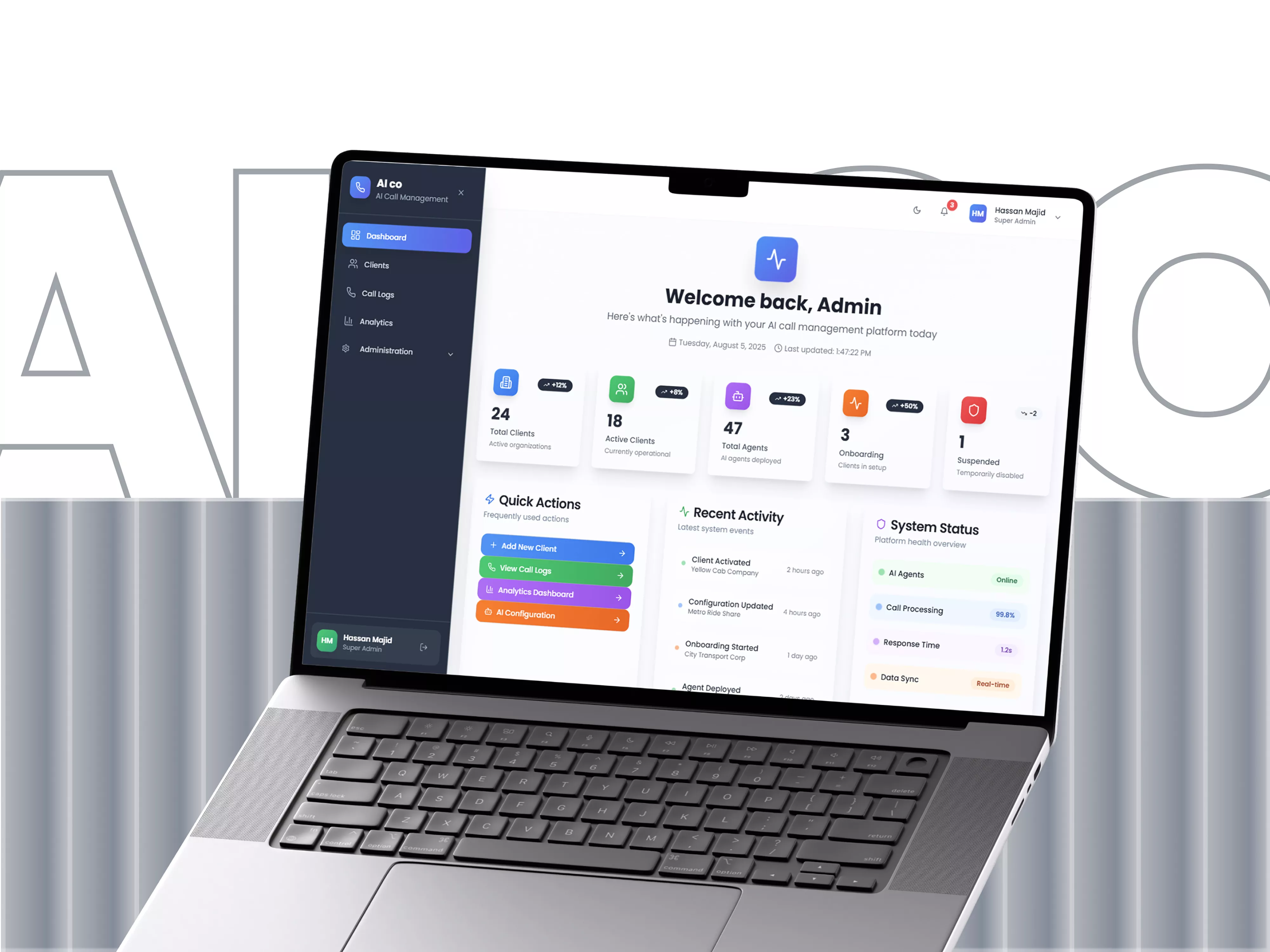 AICO Transformed healthcare transportation with AI automation Improved call handling efficiency by 75% for patient care